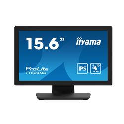 iiyama ProLite T1634MC-B1S 16" Black, IPS, touch through glass, 16:9, Projective Capacitive 10pt touch, IP65 rated