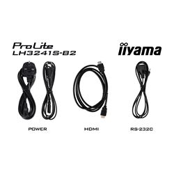 iiyama ProLite monitor LH3241S-B2 32" Black, IPS, Full HD, 24/7, Landscape, USB media playback, HDMI thumbnail 7