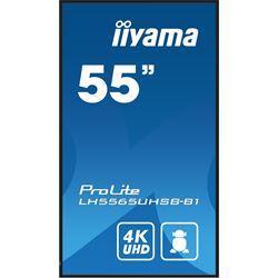 iiyama ProLite monitor LH5565UHSB-B1, 55" IPS Professional Digital Signage display with 24/7, 4K UHD and 800cd high brightness, Android OS thumbnail 1