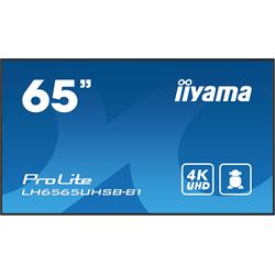 iiyama ProLite monitor LH6565UHSB-B1, 65" IPS Professional Digital Signage display with 24/7, 4K UHD and 800cd high brightness, Android OS thumbnail 0