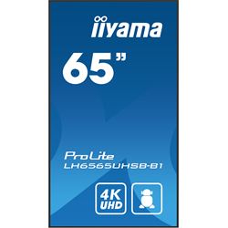 iiyama ProLite monitor LH6565UHSB-B1, 65" IPS Professional Digital Signage display with 24/7, 4K UHD and 800cd high brightness, Android OS thumbnail 1