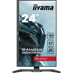 iiyama G-Master Red Eagle gaming monitor GB2470HSU-B6 23.8" Height Adjustable, Full HD, 180Hz, 0.2ms, FreeSync, HDMI, Display Port, USB Hub thumbnail 1