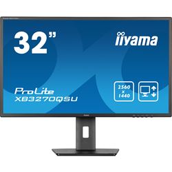 iiyama Prolite monitor XB3270QSU-B1 32" IPS WQHD 2560x1440, Black, HDMI,  Display Port, USB Hub, Height Adjustable thumbnail 0