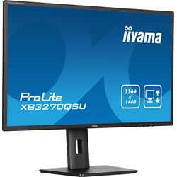 iiyama Prolite monitor XB3270QSU-B1 32" IPS WQHD 2560x1440, Black, HDMI,  Display Port, USB Hub, Height Adjustable thumbnail 3