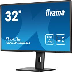 iiyama Prolite monitor XB3270QSU-B1 32" IPS WQHD 2560x1440, Black, HDMI,  Display Port, USB Hub, Height Adjustable thumbnail 2