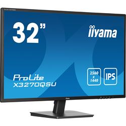 iiyama Prolite monitor XB3270QSU-B1 32" IPS WQHD 2560x1440, Black, HDMI,  Display Port, USB Hub, Height Adjustable thumbnail 16