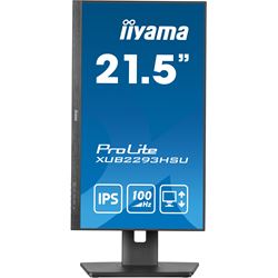 iiyama ProLite monitor XUB2293HSU-B7 22" IPS, 3-side borderless, Height Adjustable, Full HD, HDMI, 100hz refresh rate, USB Hub thumbnail 1