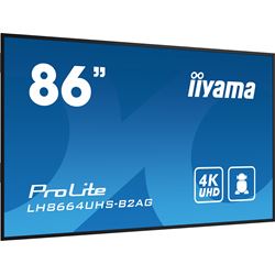 iiyama ProLite LH8664UHS-B2AG 86", 24/7, 4K, IPS, HDMI, landscape/portrait, Wifi, Android OS, signal FailOver, 500cd/m² high brightness, Anti-Glare thumbnail 5