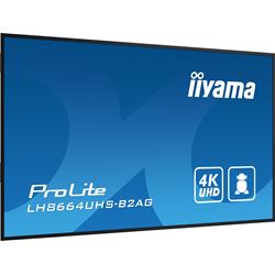 iiyama ProLite LH8664UHS-B2AG 86", 24/7, 4K, IPS, HDMI, landscape/portrait, Wifi, Android OS, signal FailOver, 500cd/m² high brightness, Anti-Glare thumbnail 6