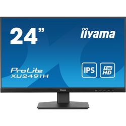 iiyama ProLite monitor XU2491H-B1 24" IPS, Full HD, Black, Ultra Slim Bezel, HDMI, Display Port, no speakers