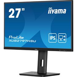 iiyama ProLite Monitor XUB2797HSU-B2 27", Black, 1ms, 100 Hz, Height Adjustable, IPS Panel, HDMI, DisplayPort, standard HD thumbnail 5