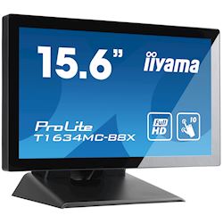 iiyama ProLite T1634MC-B8X 16" Black, IPS, touch through glass, 16:9, Projective Capacitive 10pt touch,  thumbnail 1