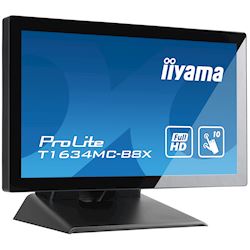 iiyama ProLite T1634MC-B8X 16" Black, IPS, touch through glass, 16:9, Projective Capacitive 10pt touch,  thumbnail 2